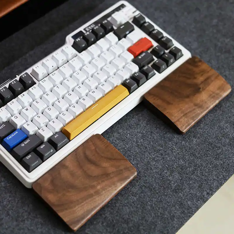 Wood Split Keyboard Wrist Rest - Wrist Rest Wood ulasan dan harga