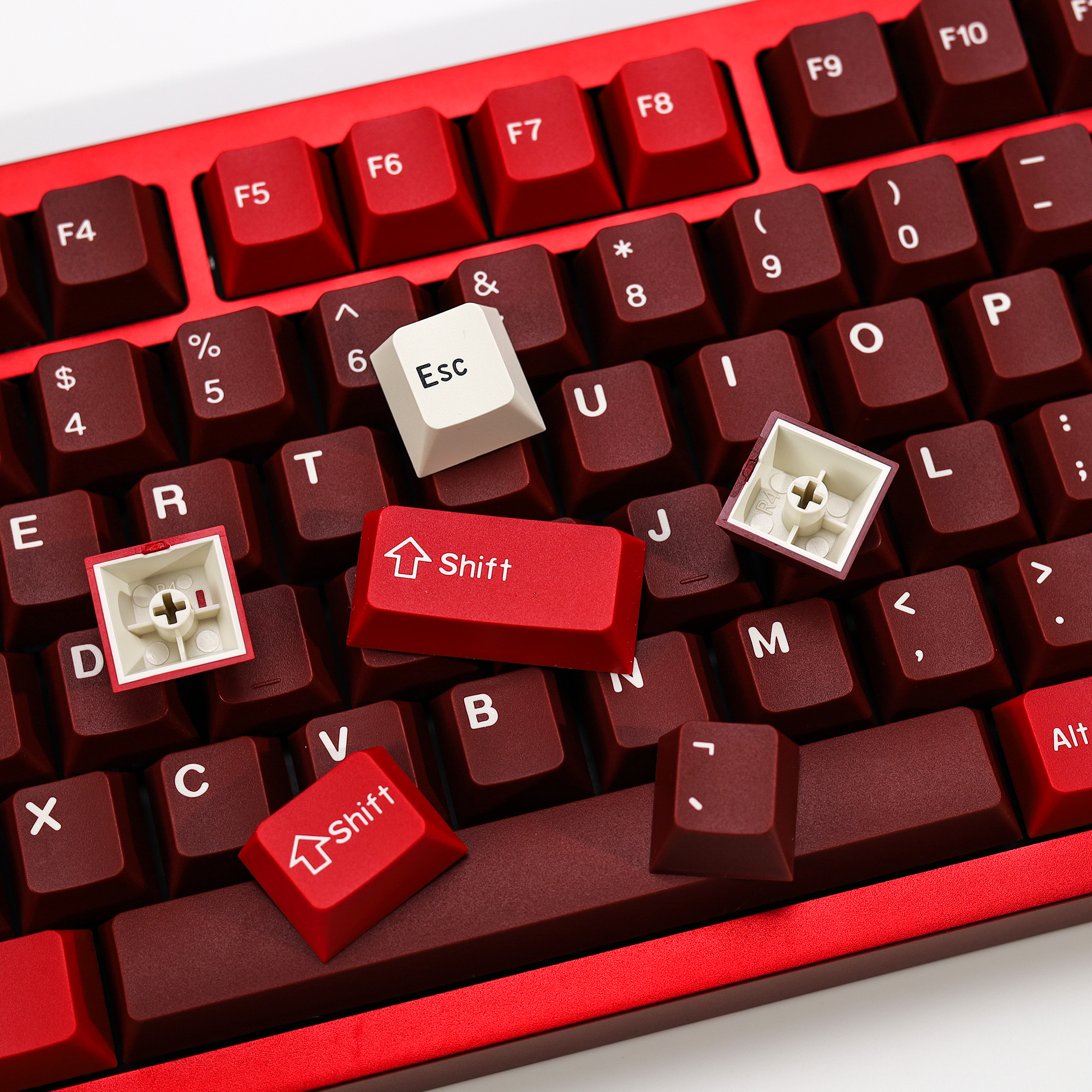 KBDiy GMK Jamon Keycap Red Ret - Gaming Keyboard Typewriter ulasan dan harga