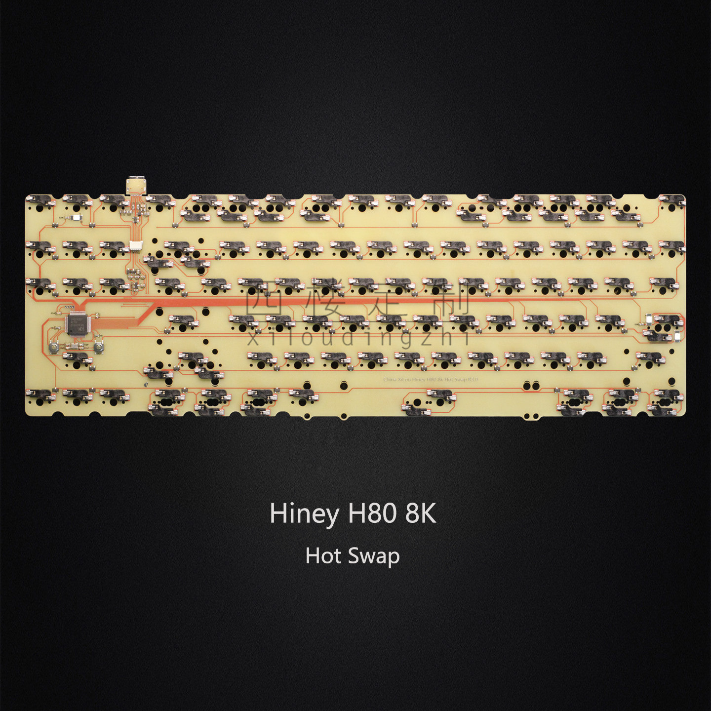 8k hotswap Hiney H80 pcb with  - Hot Swap Pcb ulasan dan harga