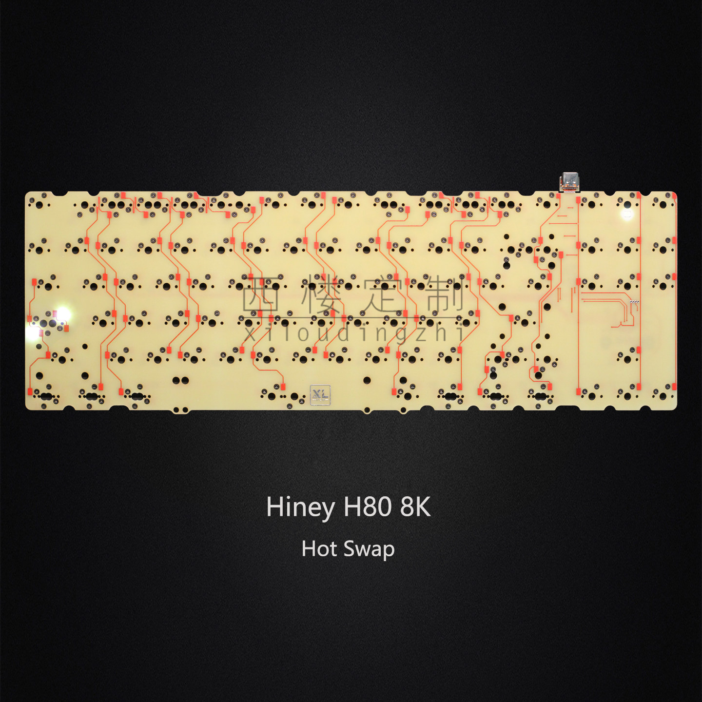 8k hotswap Hiney H80 pcb with  - Hot Swap Pcb ulasan dan harga