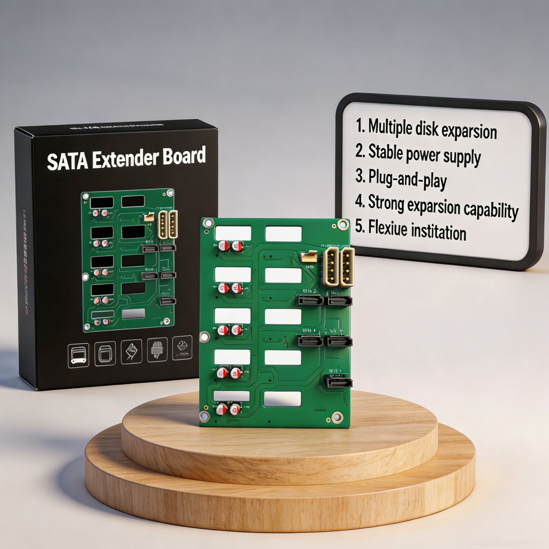 5-Bay SATA Hard Drive Backplan - Hot Swap Pcb ulasan dan harga