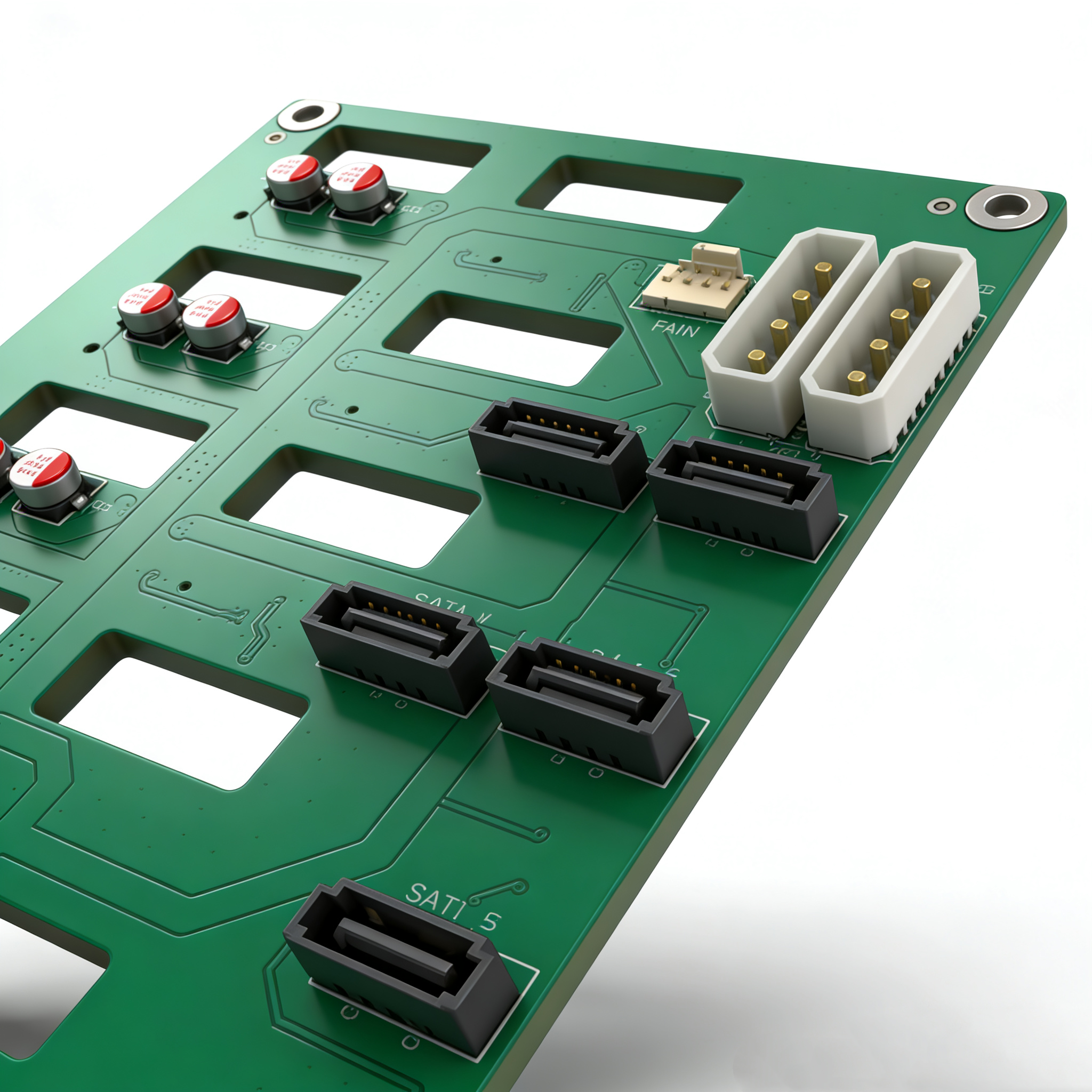 5-Bay SATA Hard Drive Backplan - Hot Swap Pcb ulasan dan harga