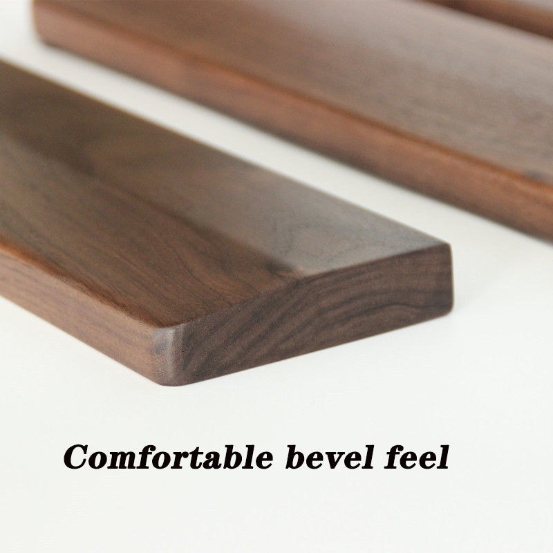 Walnut Wood Mechanical Keyboar - Wrist Rest Wood ulasan dan harga