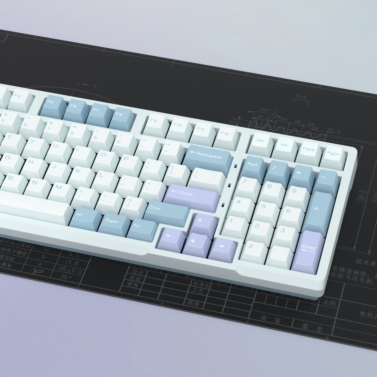 KBDiy GMK Illusion Keycap Cher - Gaming Keyboard Extension ulasan dan harga