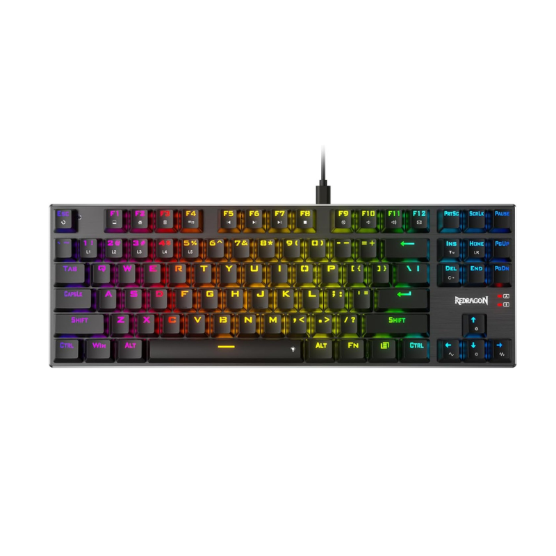 Redragon K660 (K556 TKL) RGB L - Gaming Keyboard No Noise ulasan dan harga