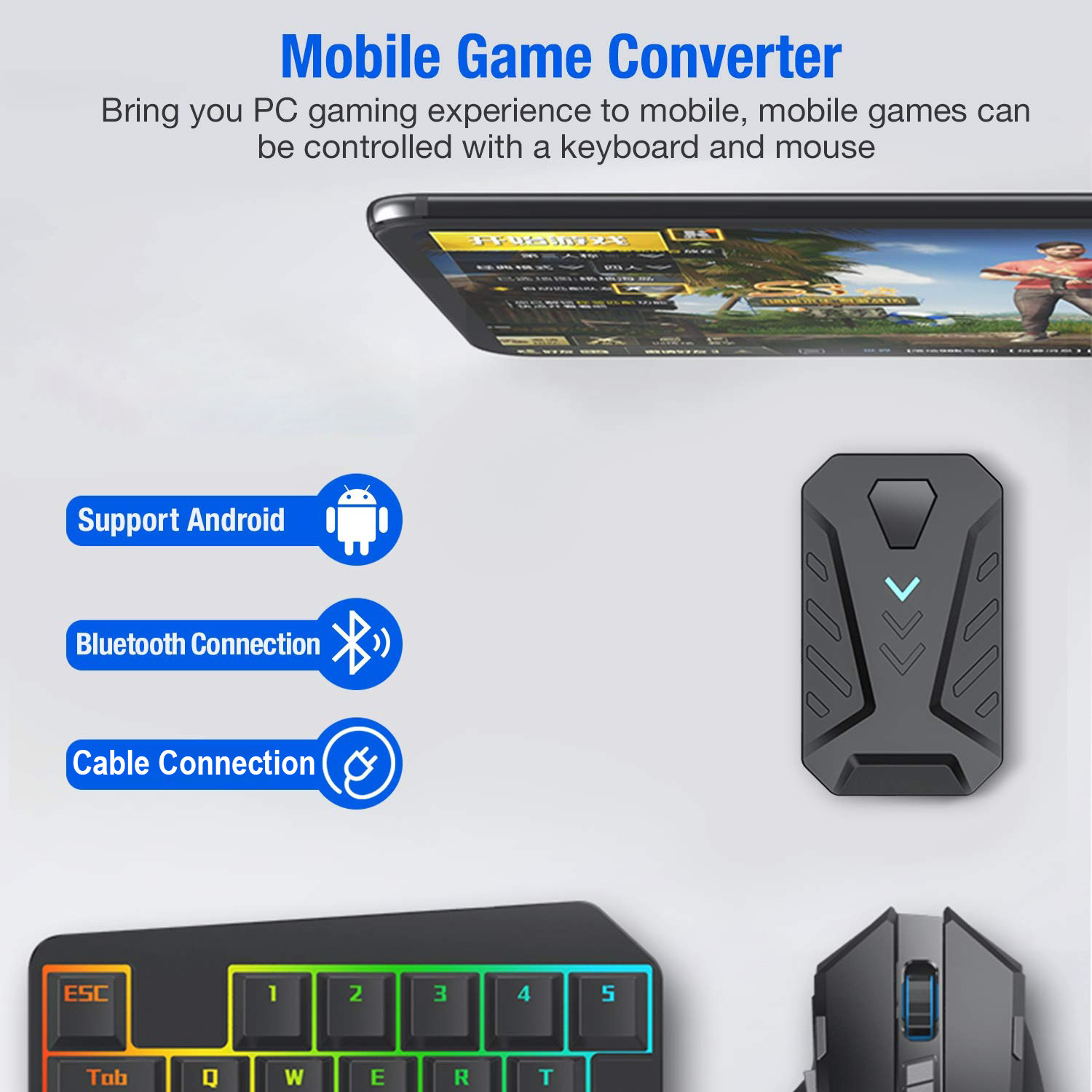 Mobile Games Converter Gaming  - Gaming Keyboard Mobile ulasan dan harga