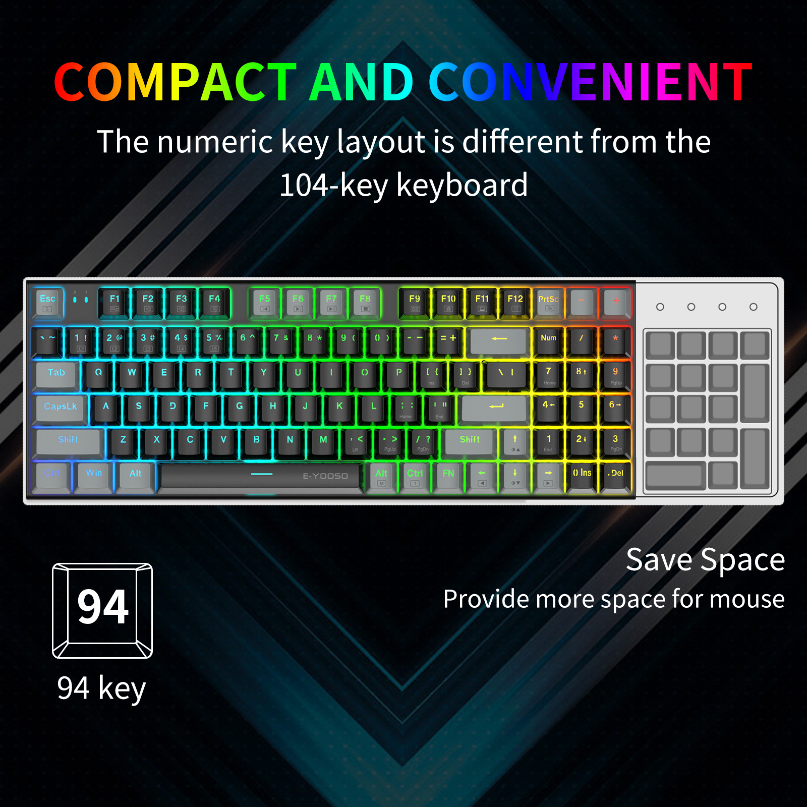 E-YOOSO Z-19 Mechanical Gaming - Gaming Keyboard E Yooso ulasan dan harga