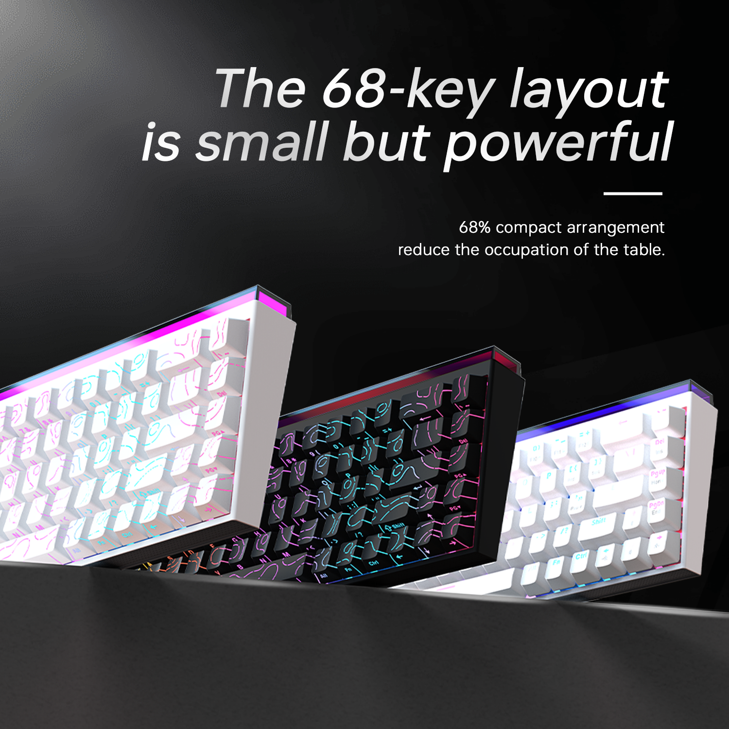 New Ajazz Nacodex Nk68 Mechani - Gaming Keyboard Non Mechanical ulasan dan harga