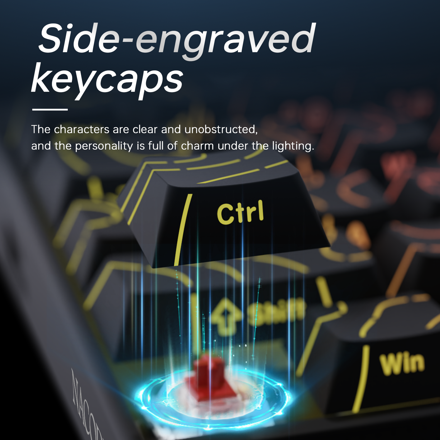 New Ajazz Nacodex Nk68 Mechani - Gaming Keyboard Non Mechanical ulasan dan harga