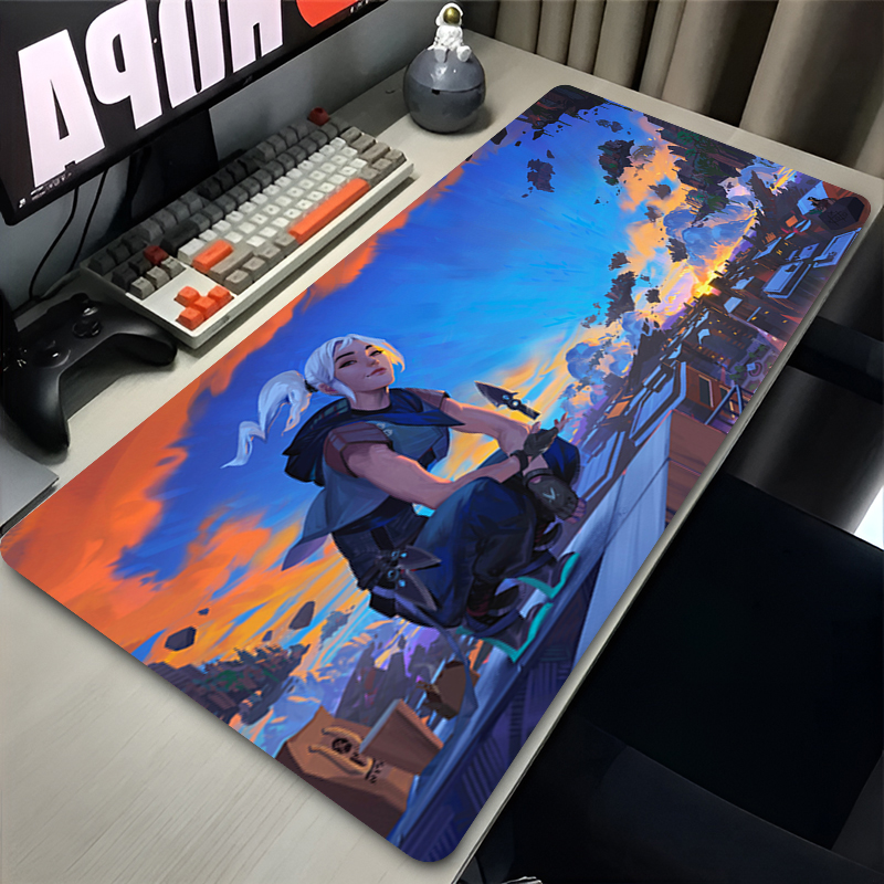 Mouse Pad Hot Game Valorant Je - Gaming Keyboard High Ground ulasan dan harga