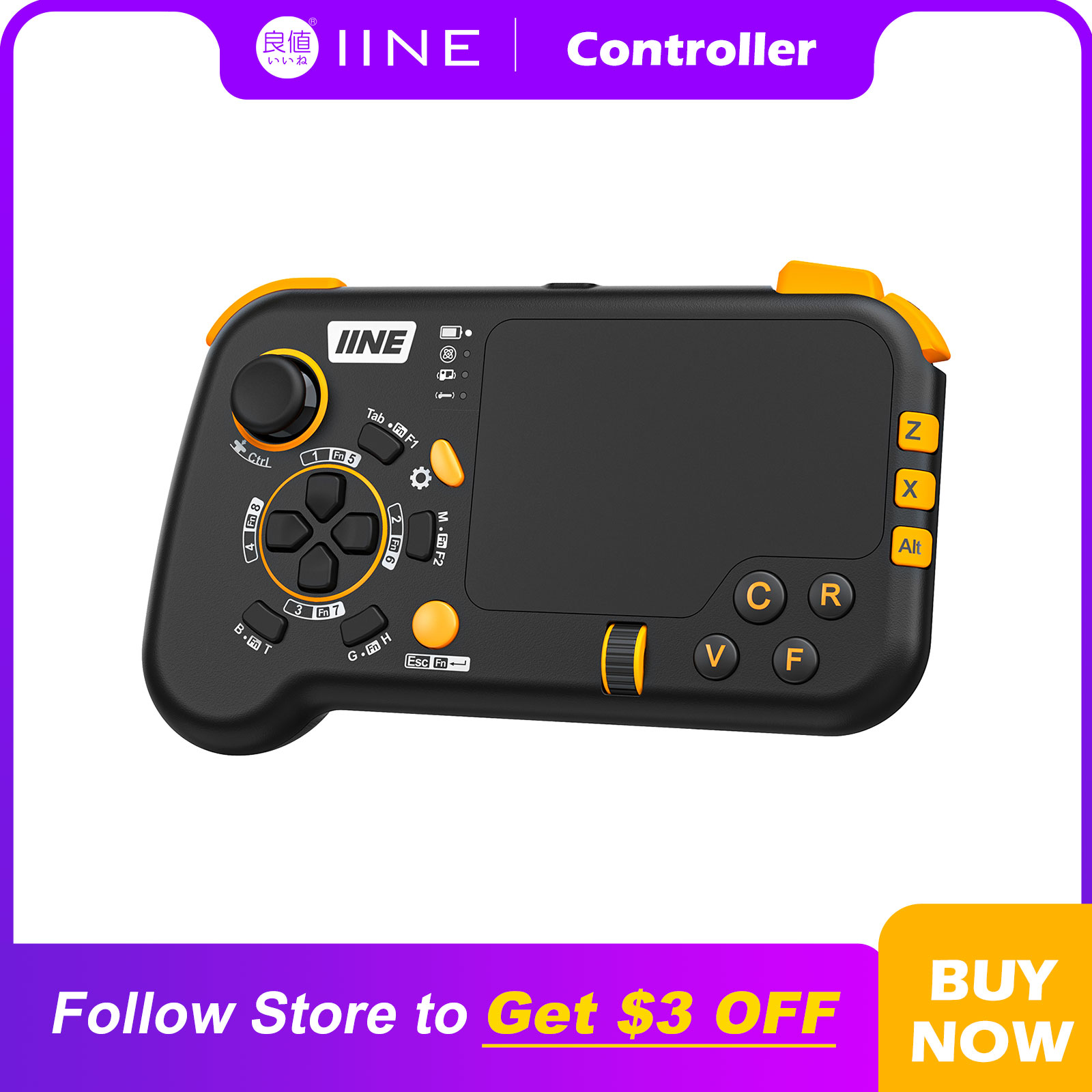 IINE Ungrade Wireless Mouse-Pa - Gaming Keyboard Extension ulasan dan harga