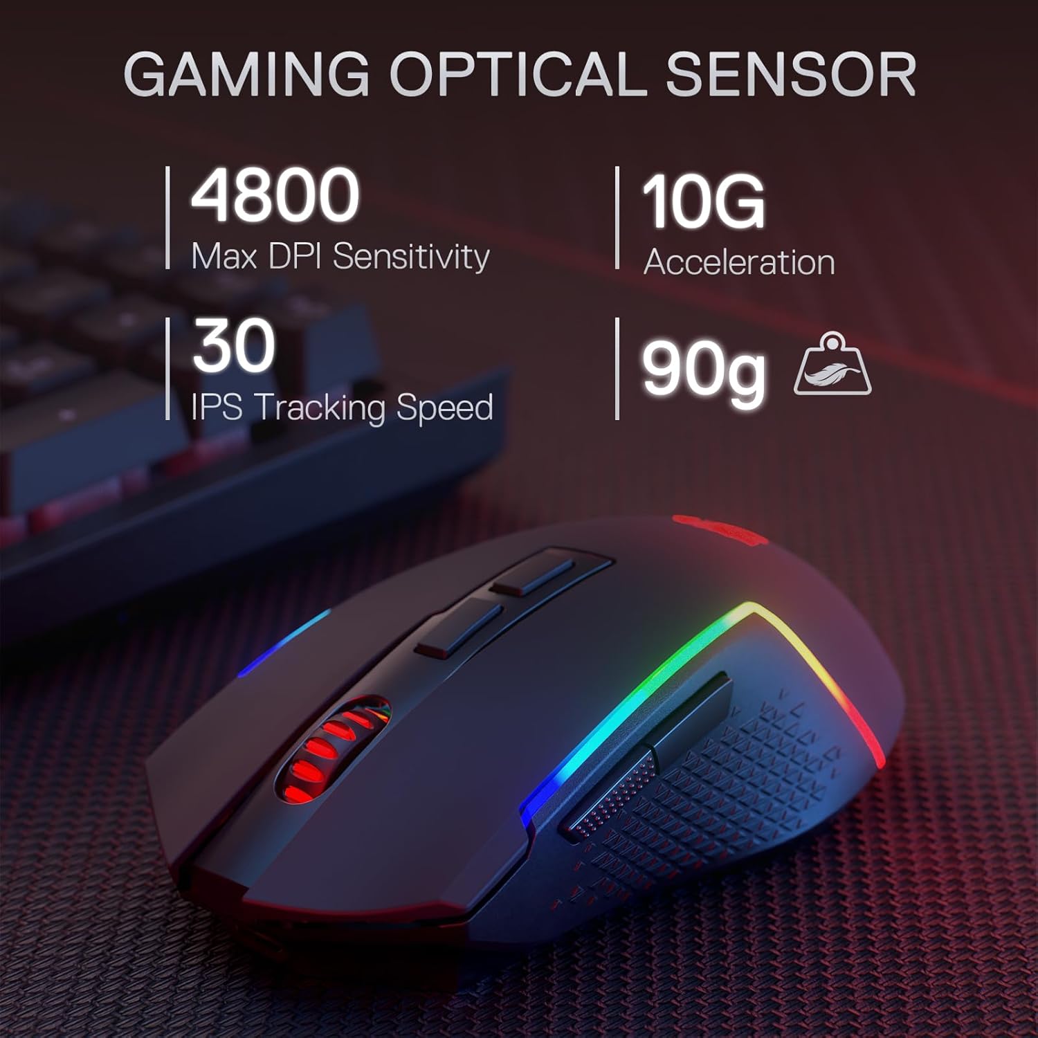 Redragon S142 Wireless Gaming  - Gaming Keyboard Extension ulasan dan harga