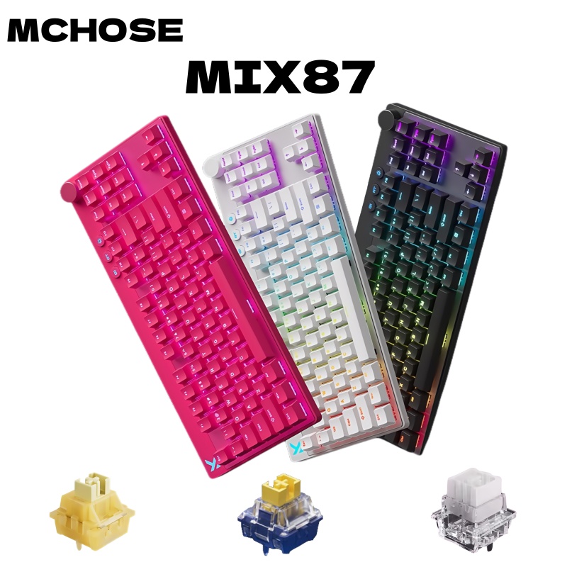 MCHOSE MIX87 Magnetic Swtich K - Gaming Keyboard Expensive ulasan dan harga