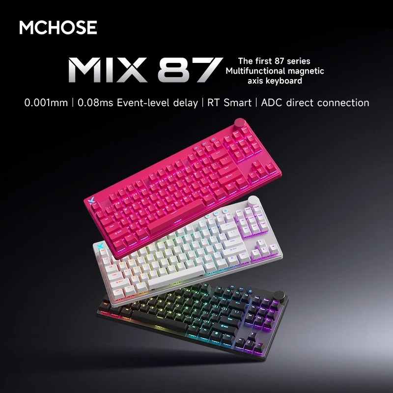 MCHOSE MIX87 Magnetic Swtich K - Gaming Keyboard Expensive ulasan dan harga