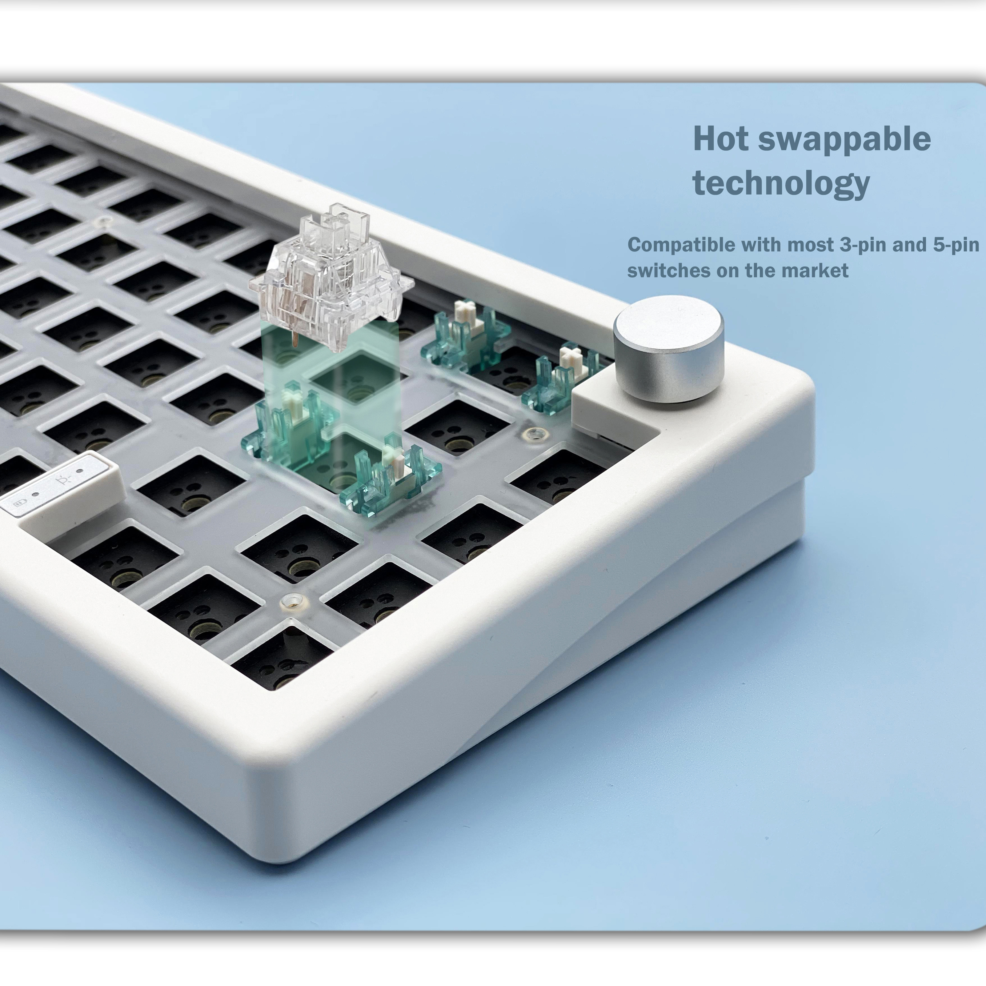 GMK67 65% Gasket Bluetooth 2.4 - Hot Swap Pcb ulasan dan harga