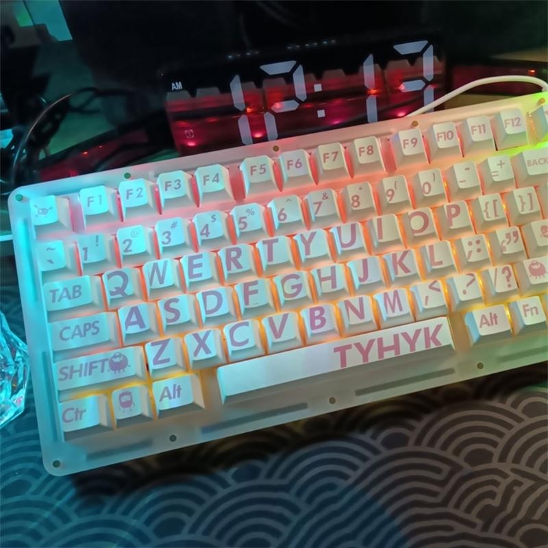 132Keys Big Letter PBT Keycap  - Gaming Keyboard Best ulasan dan harga