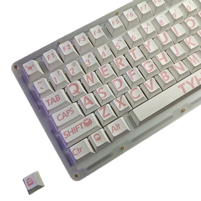 132Keys Big Letter PBT Keycap  - Gaming Keyboard Best ulasan dan harga