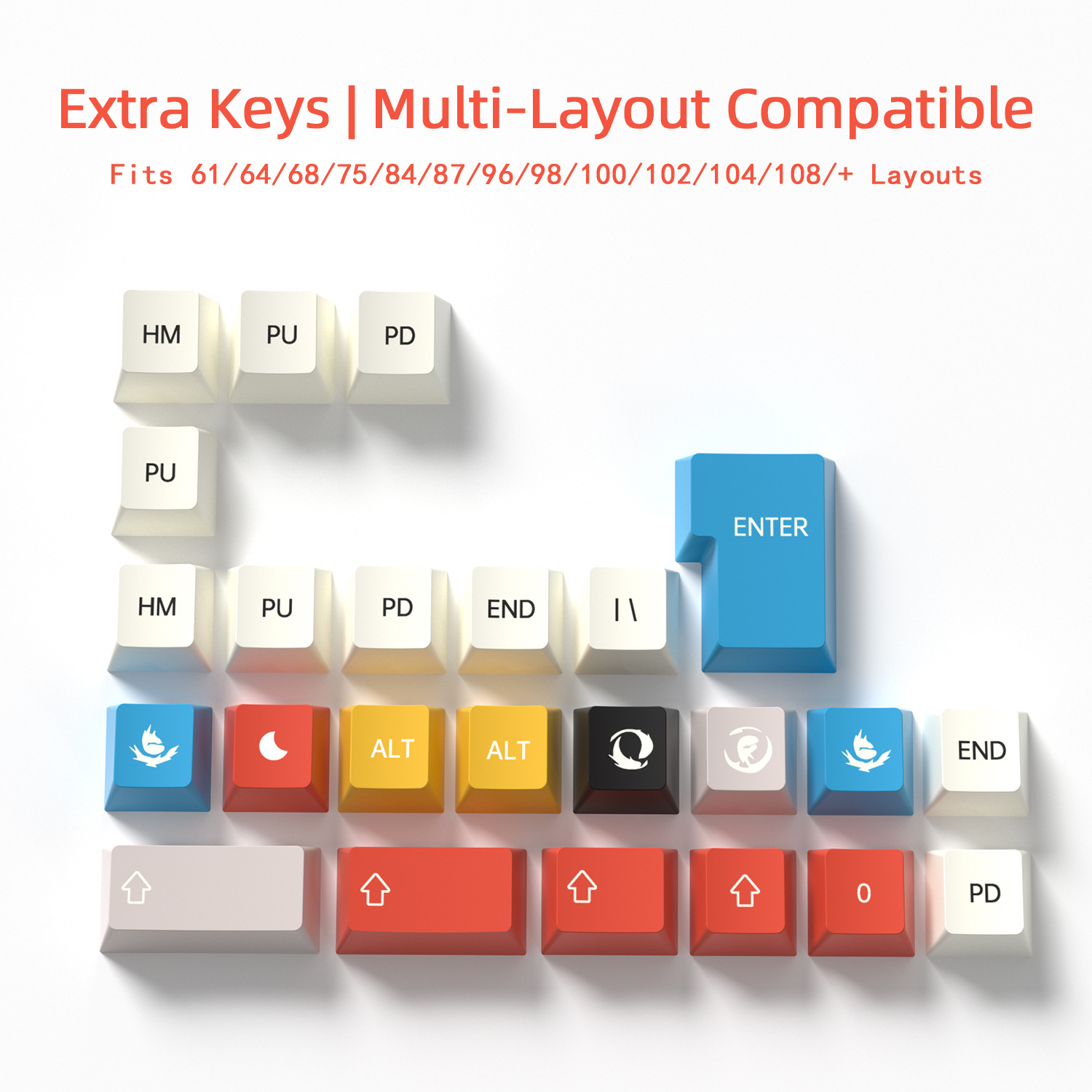 Cherry Profile Keycaps PBT 5-s - Gaming Keyboard Extension ulasan dan harga