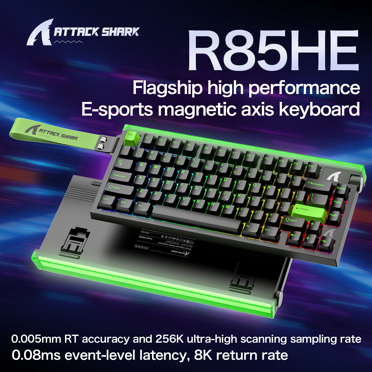 R85 ATTACK SHARK R85HE Magneti - Gaming Keyboard Expensive ulasan dan harga