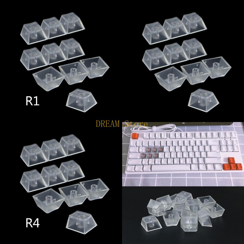 10Pcs Transparent ABS Universa - Gaming Keyboard Best ulasan dan harga