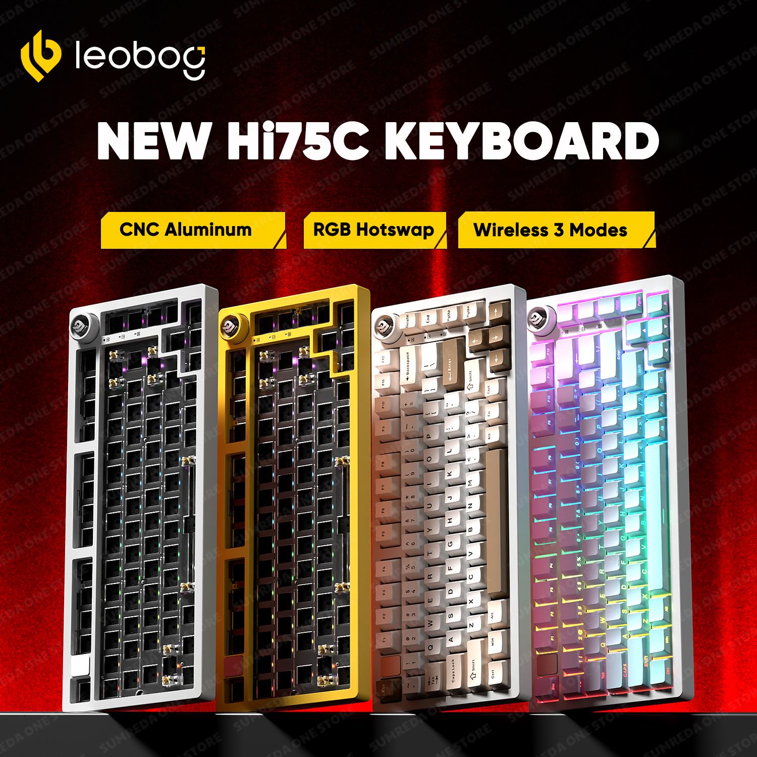 Leobog Hi75C Hi75 Hi75C Pro Al - Gaming Keyboard Typewriter ulasan dan harga
