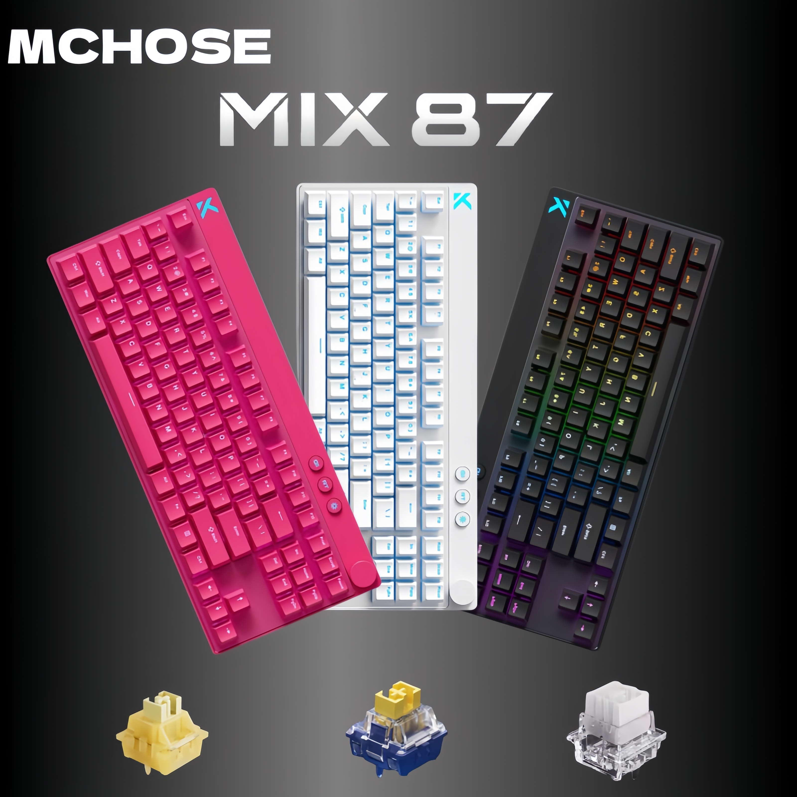 MCHOSE MIX87 Magnetic Swtich K - Gaming Keyboard Expensive ulasan dan harga